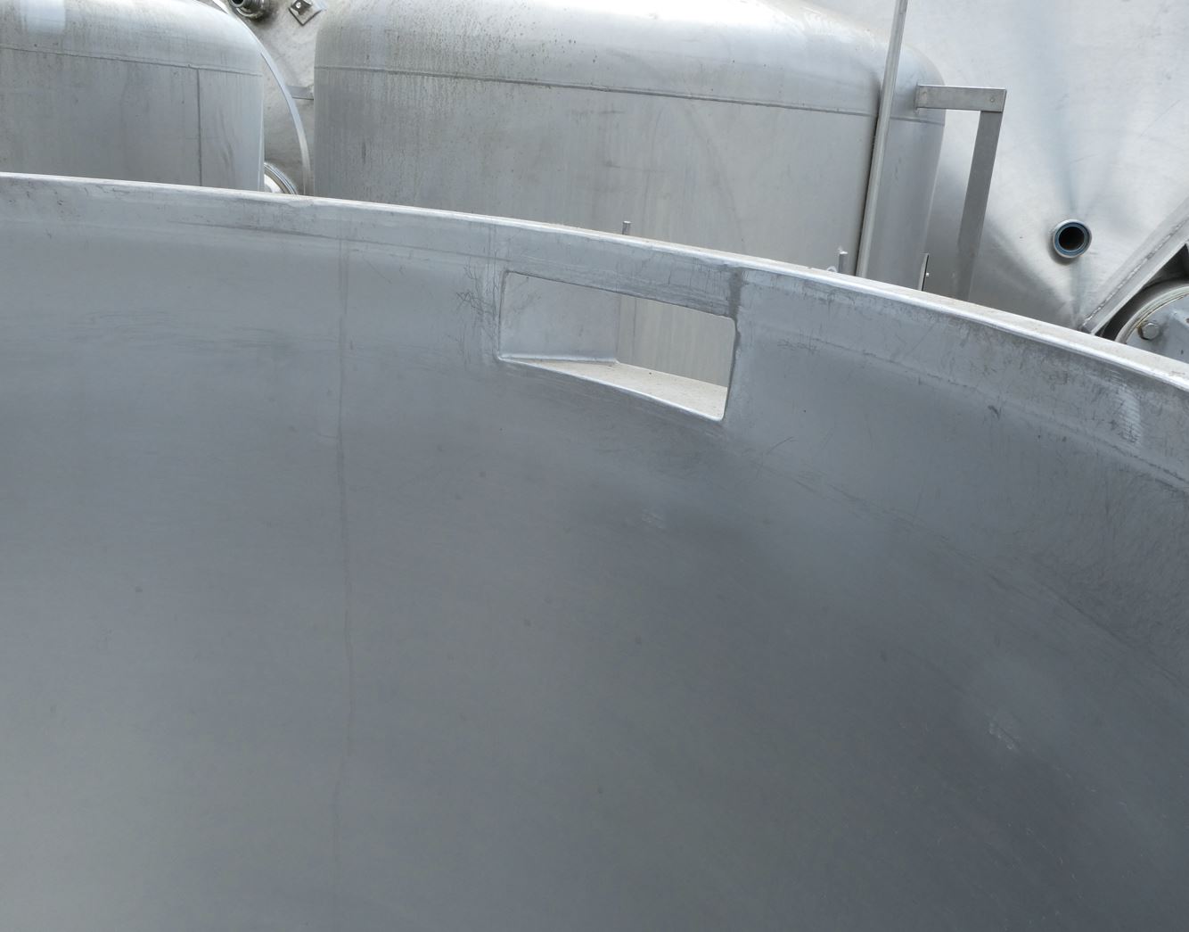 Behälter 1.000 Liter aus V2A, einwandig, gebraucht
