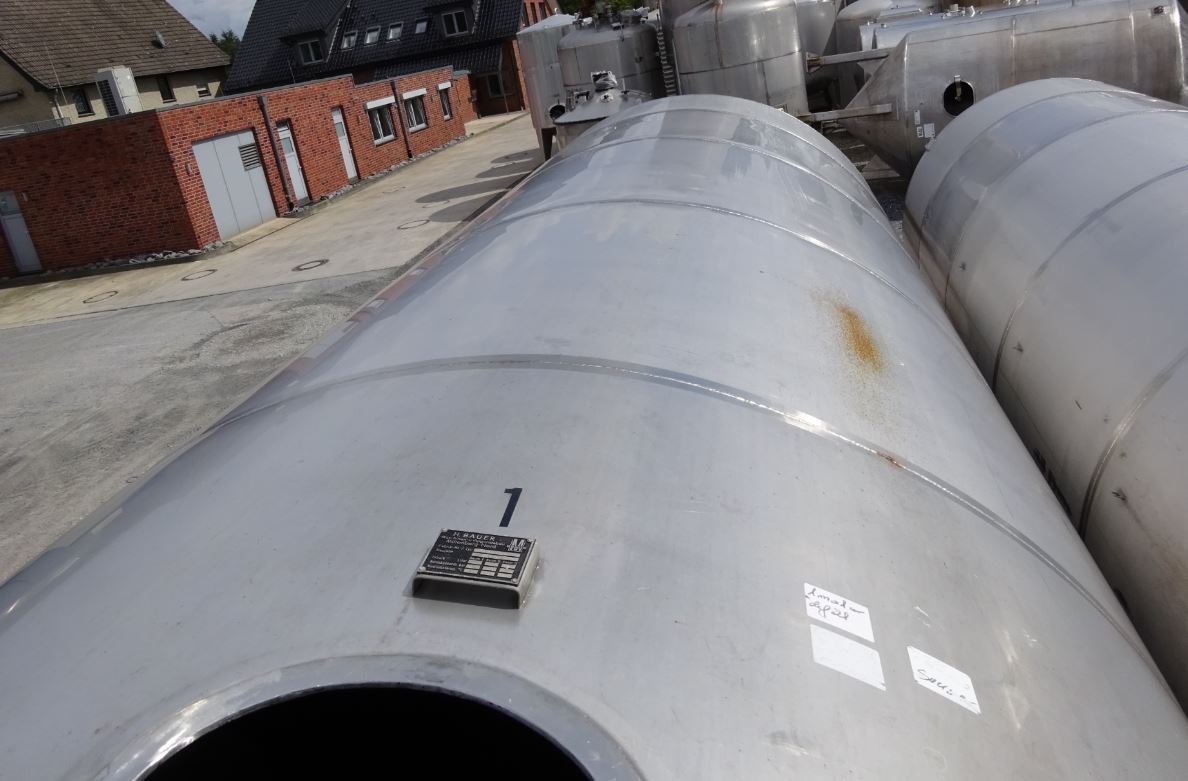 Behälter 50.350 Liter aus V2A, einwandig
