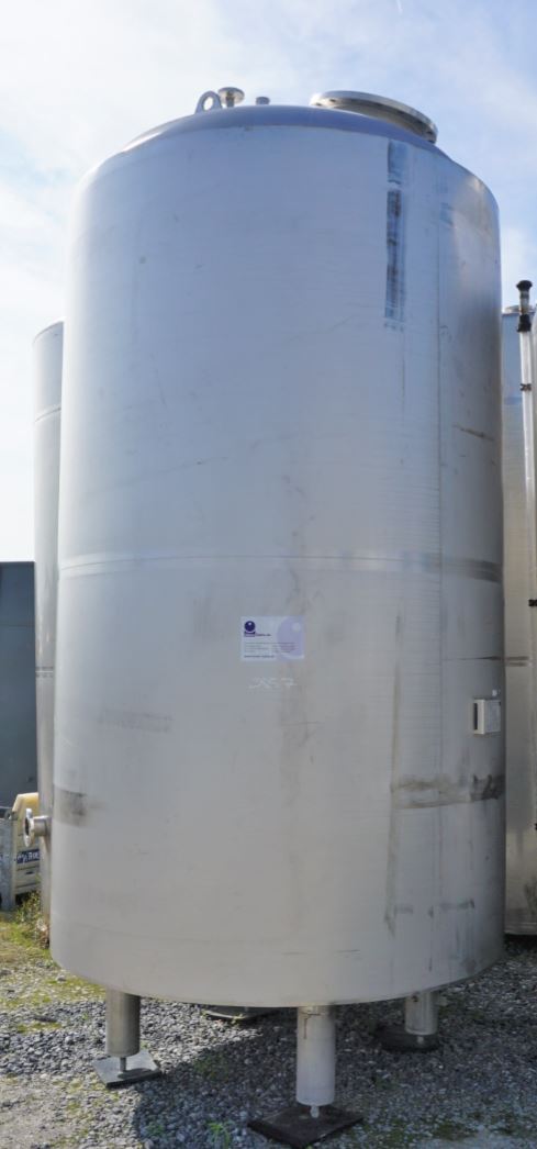 Druckbehälter 5.850 Liter aus V4A temperierbar, isoliert