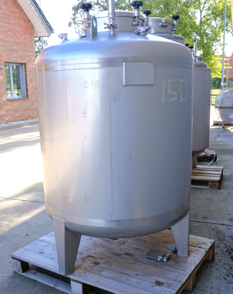 Behälter 1.000 Liter aus V4A, einwandig