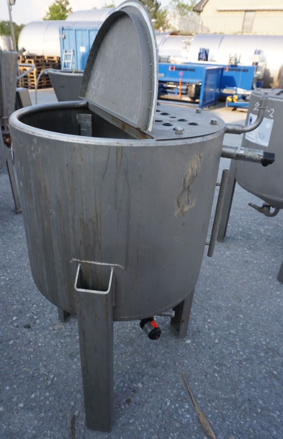 Behälter 180 Liter aus V4A, einwandig
