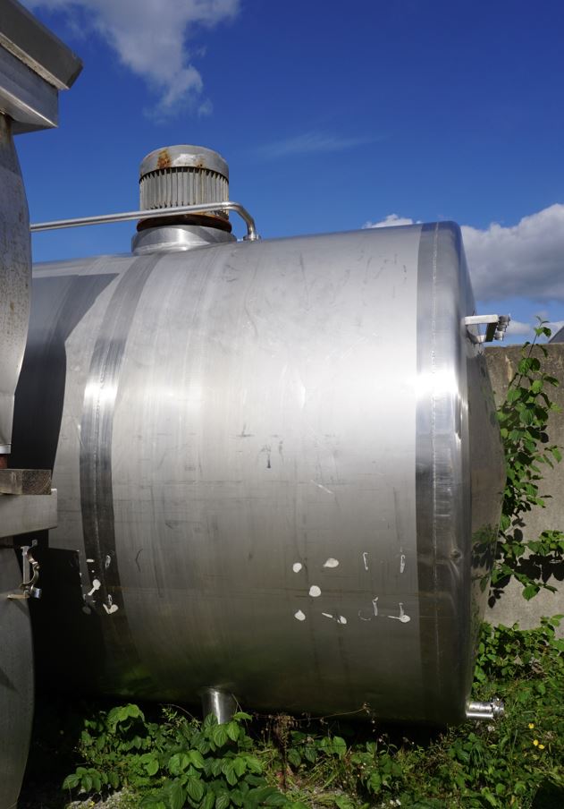 Behälter 20.000 Liter aus V2A, einwandig