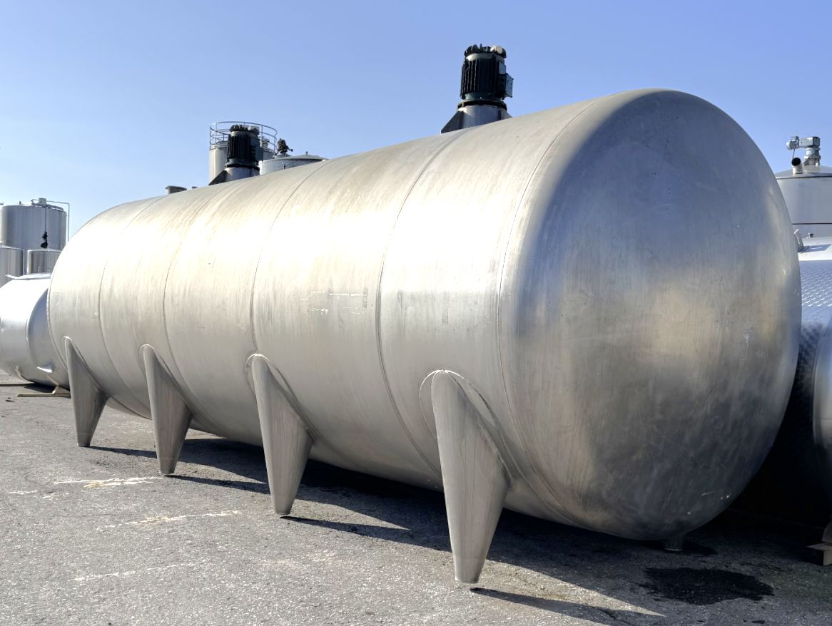 Behälter 40.000 Liter aus V2A einwandig