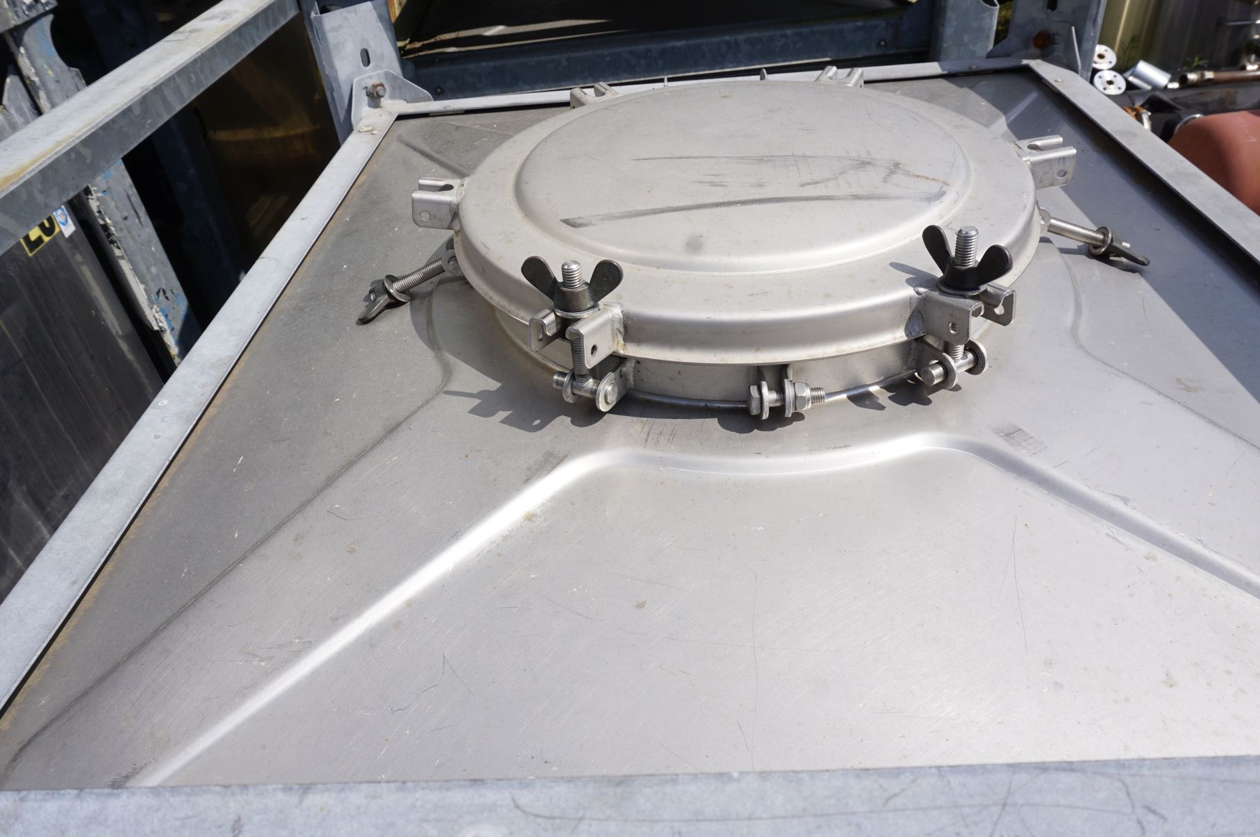 IBC-Container 1.000 Liter aus V2A einwandig