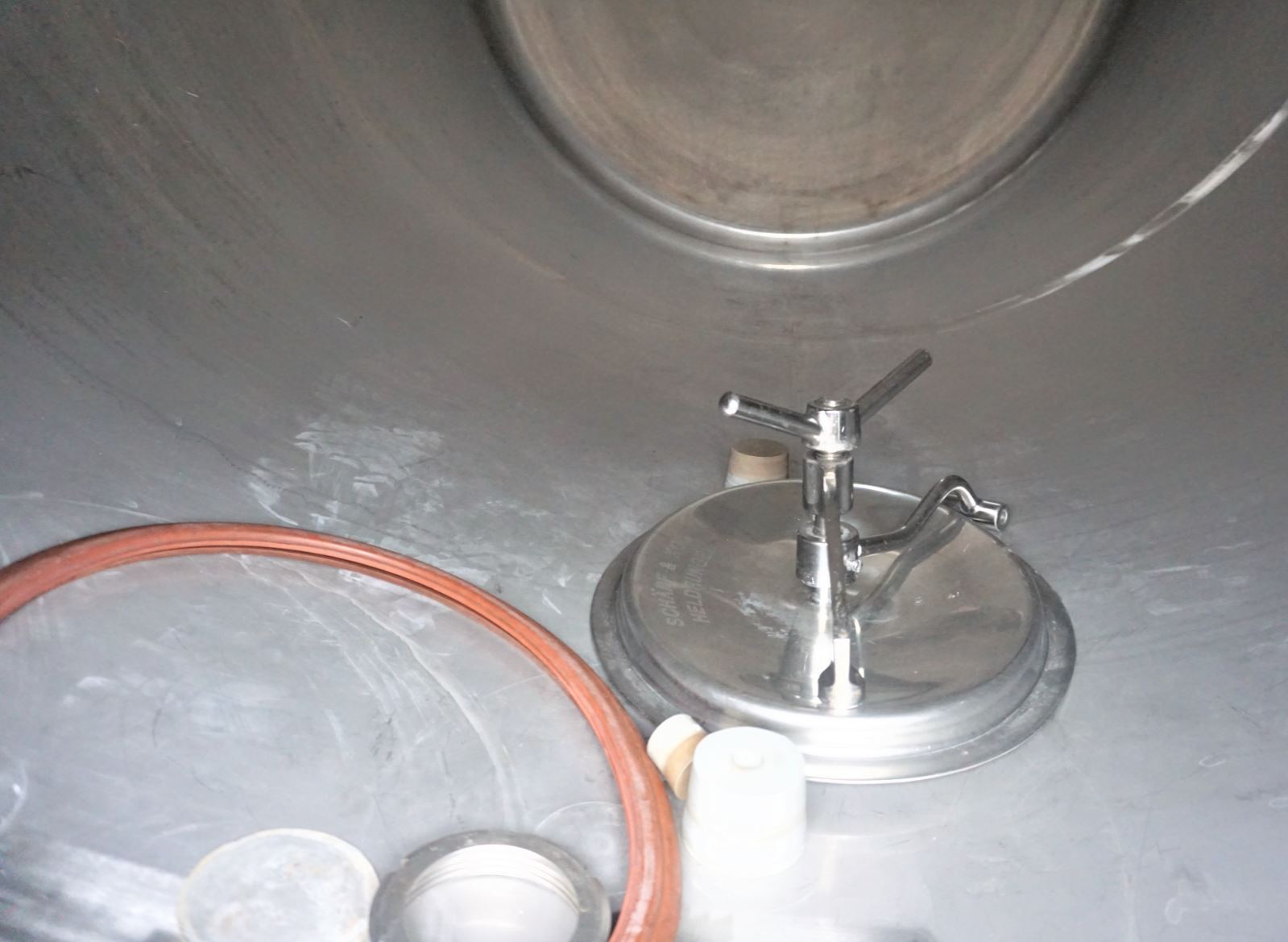 Behälter 9.000 Liter aus V2A einwandig, gebraucht