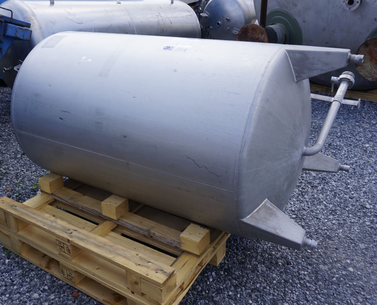 Behälter 900 Liter aus V2A, einwandig