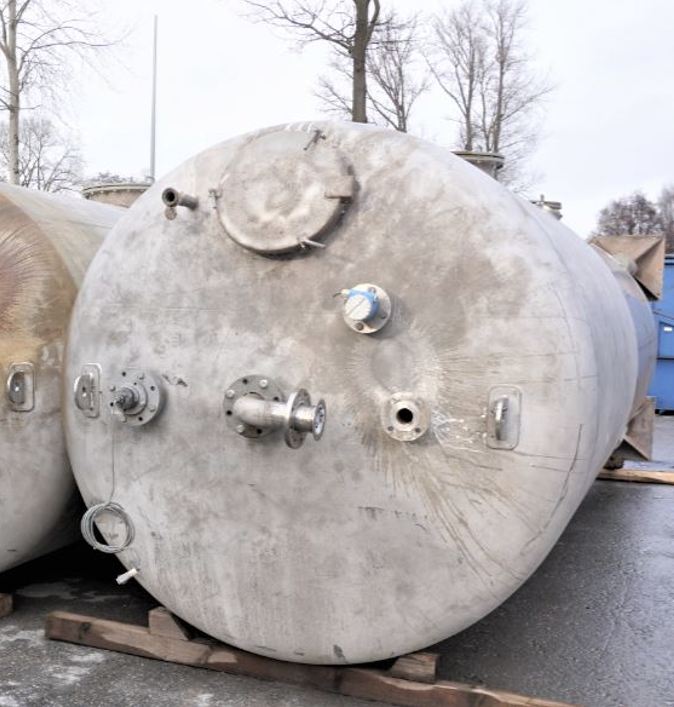 Behälter 24.500 Liter aus V2A einwandig, gebraucht