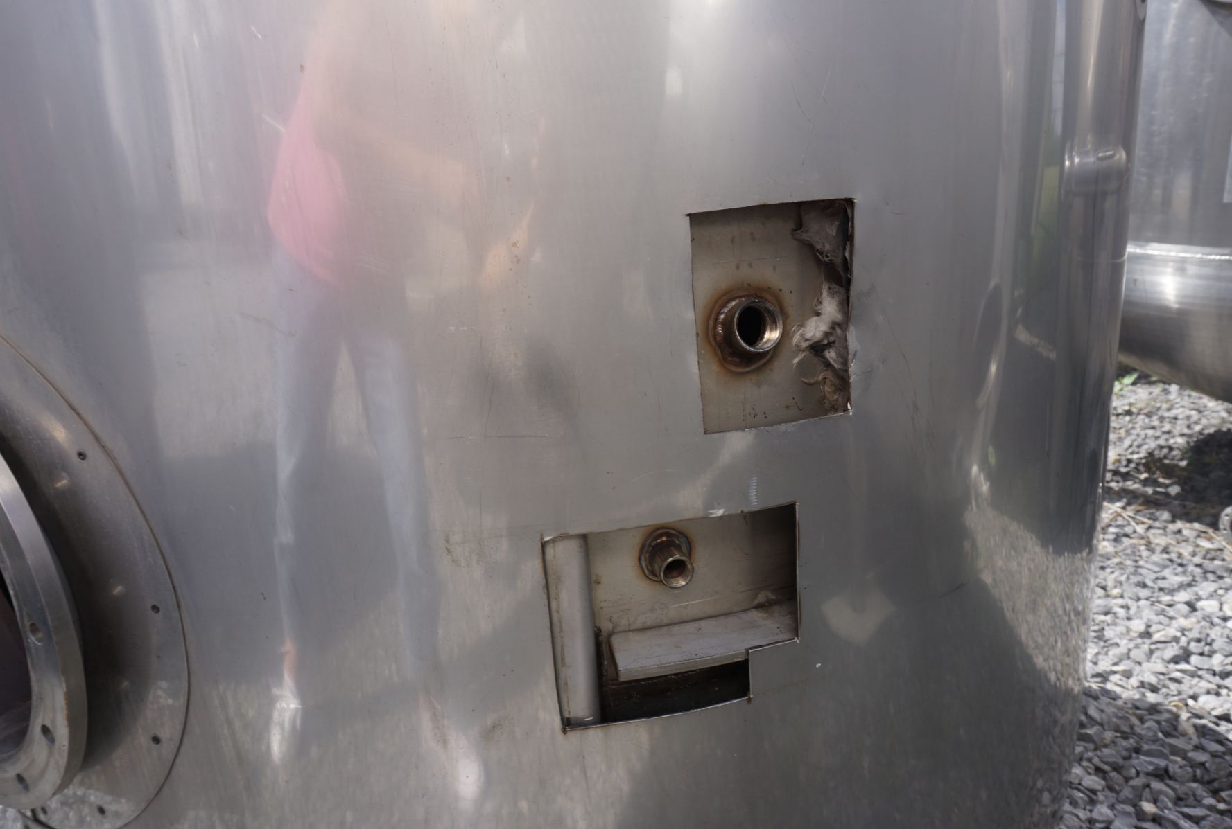 Behälter 4.500 Liter aus V4A, isoliert