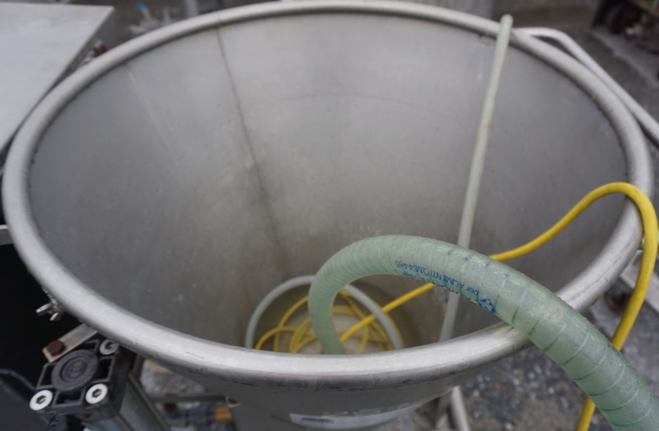 Behälter 120 Liter aus V4A, einwandig