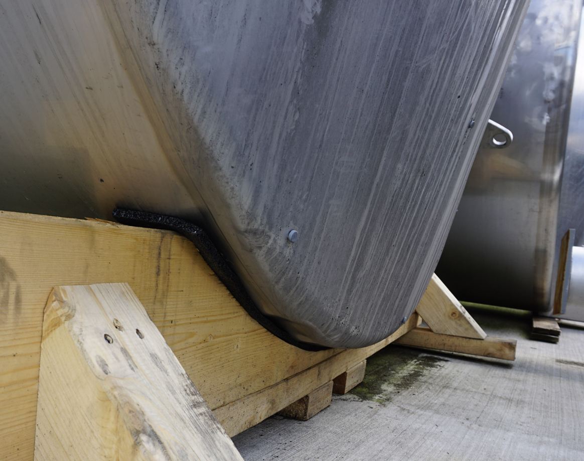Drucktank 30.845 Liter aus V2A, temperierbar