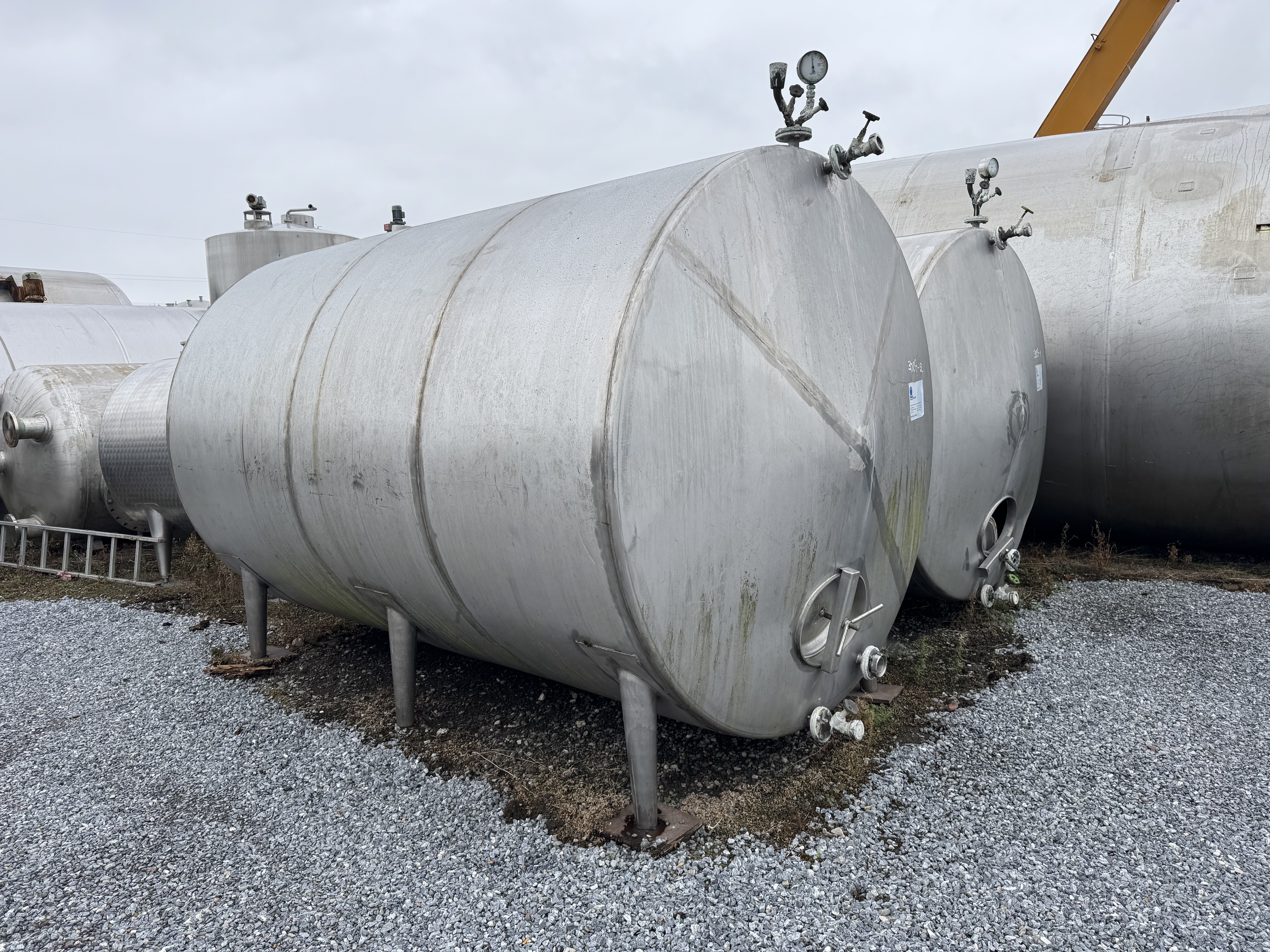Behälter 10.000 Liter aus V2A, einwandig
