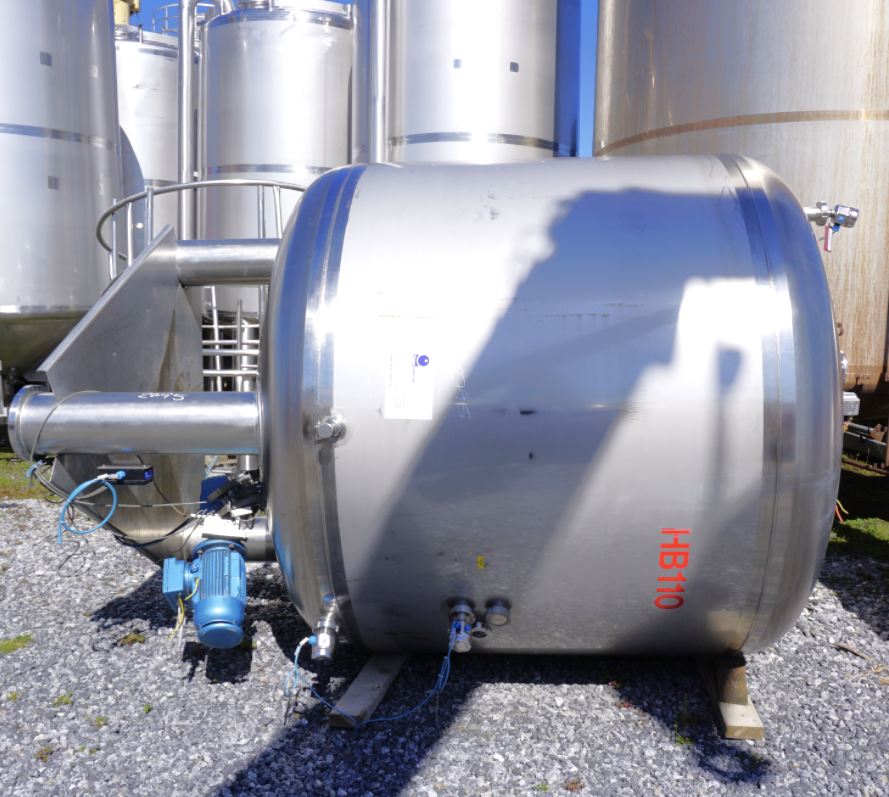 Behälter 5.000 Liter aus V4A einwandig