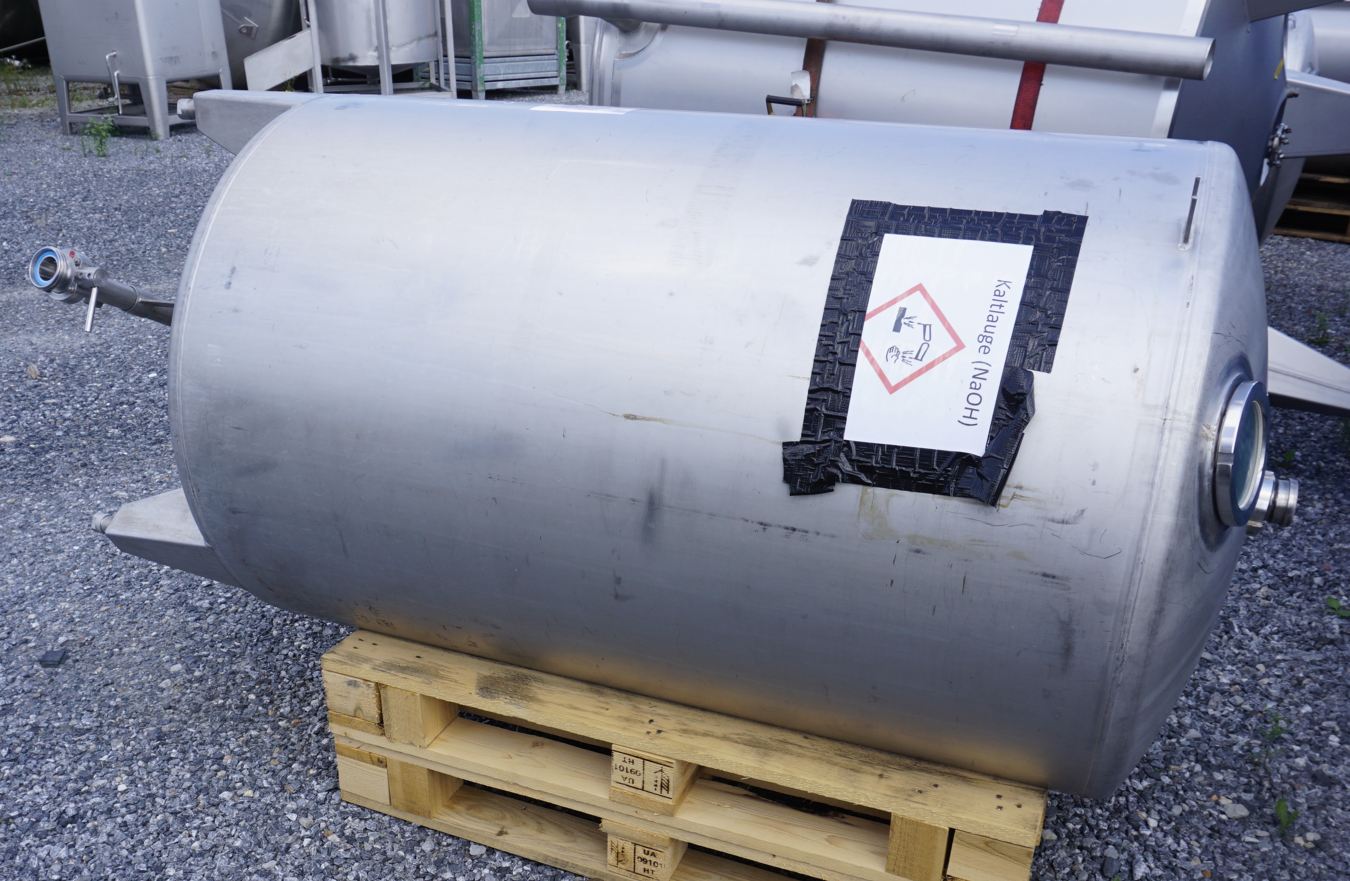 Behälter 900 Liter aus V2A, einwandig