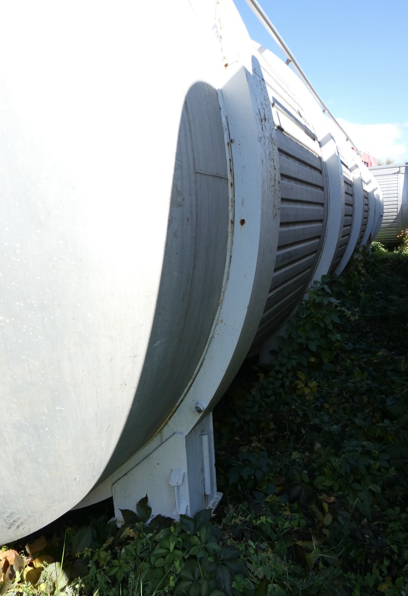 Behälter 72.500 Liter aus V2A, kühlbar