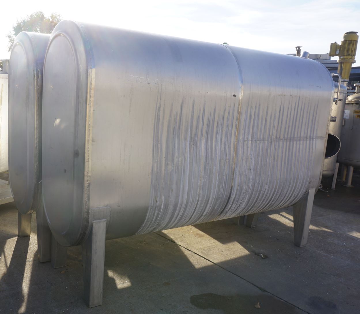 Behälter 2.500 Liter aus V2A einwandig