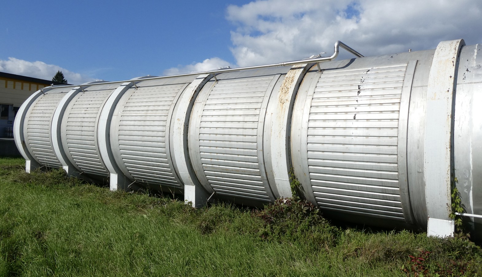 Behälter 72.500 Liter aus V2A, kühlbar