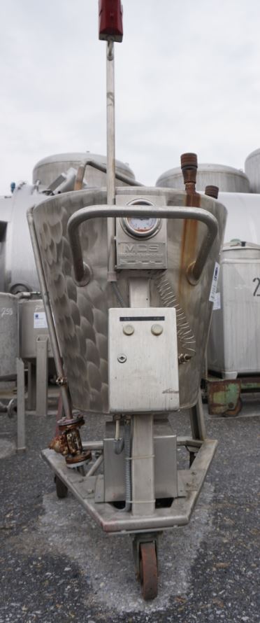 Behälter 180 Liter aus V4A, einwandig