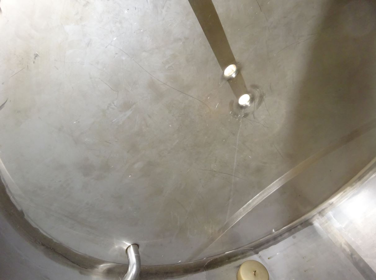 Doppelkammertank 8.000 Liter aus V2A, einwandig