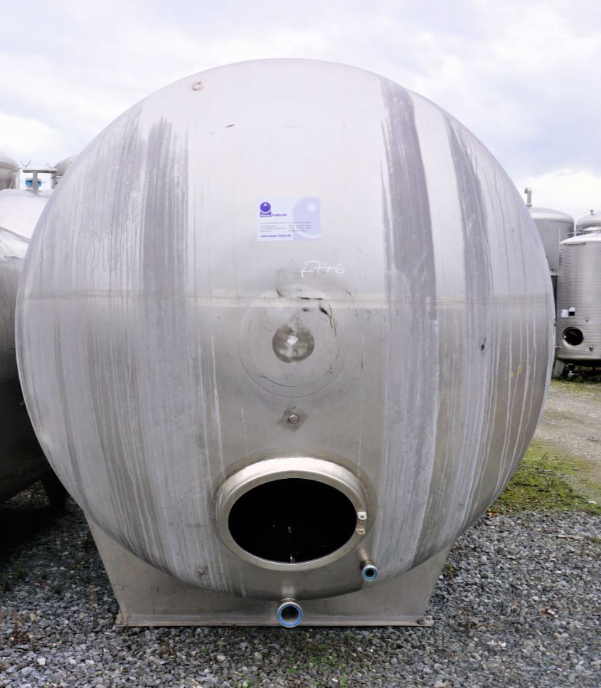 Behälter 9.000 Liter aus V2A einwandig, gebraucht