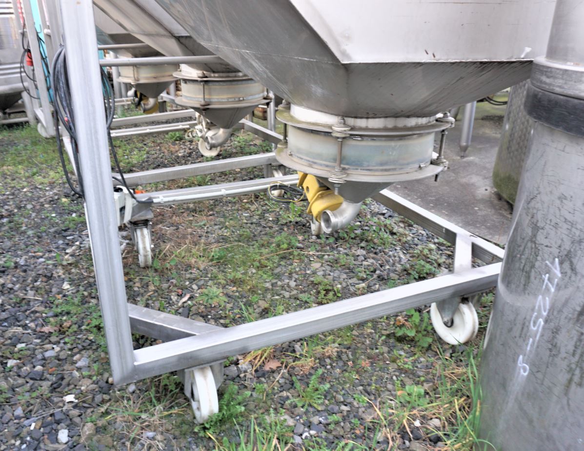 Container 2.400 Liter aus V2A einwandig