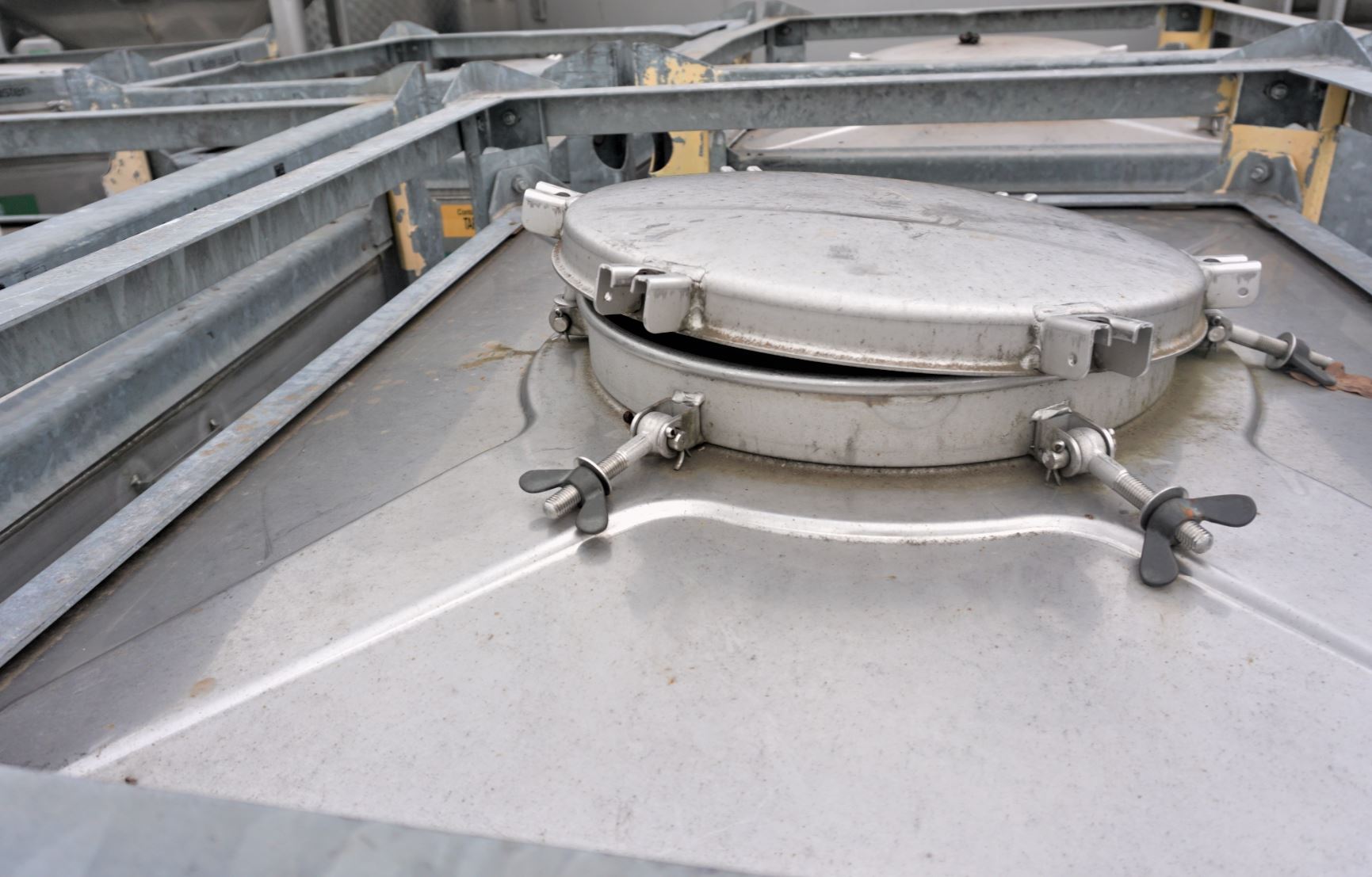 Schüttgutcontainer 1.000 Liter aus V2A einwandig