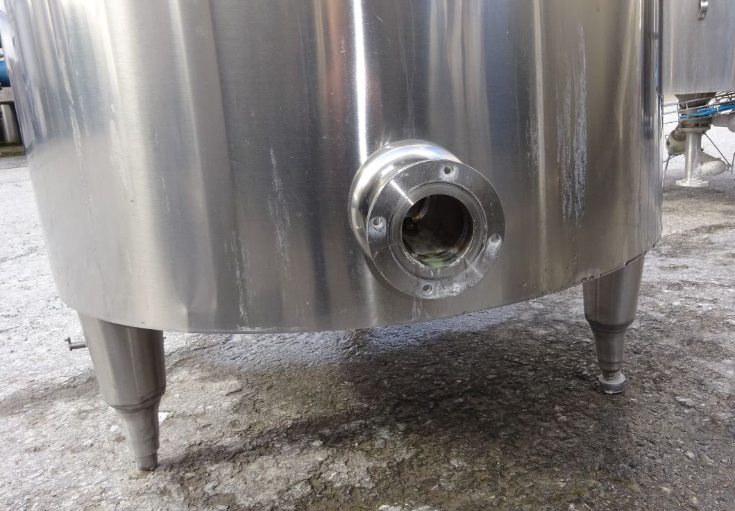 Behälter 457 Liter aus V4A isoliert, gebraucht