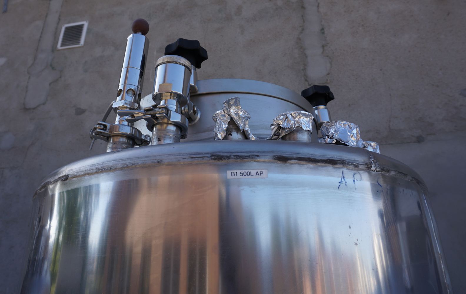 Behälter 500 Liter aus V4A, einwandig