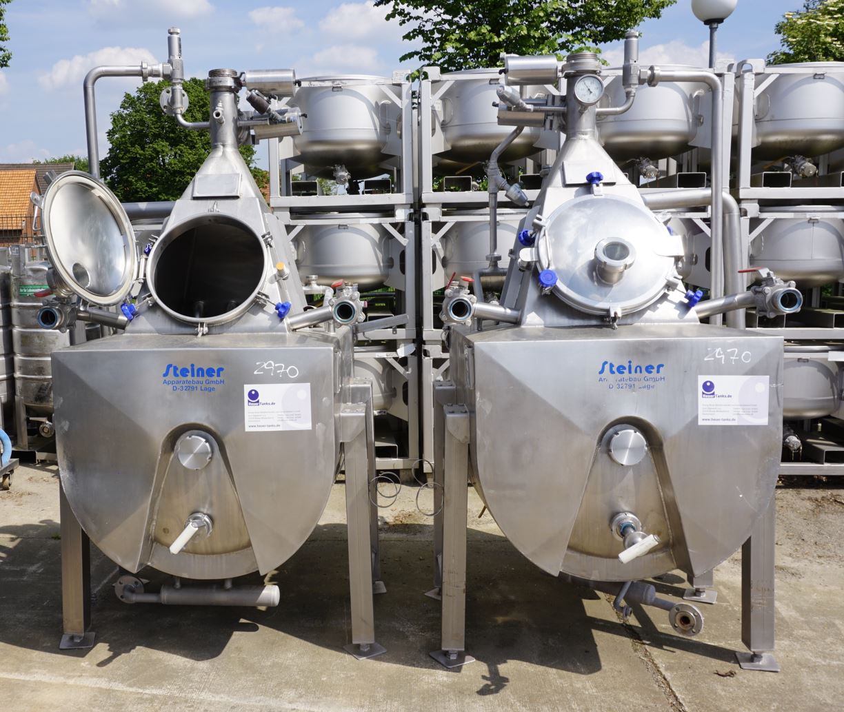 Mischer 230 Liter aus V4A, isoliert, gebraucht