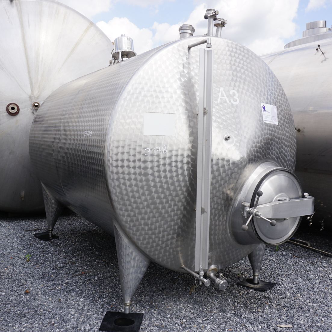 Behälter 5.500 Liter aus V2A, einwandig
