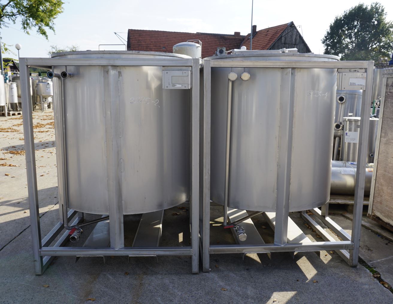 Behälter 1.000 Liter aus V2A, einwandig