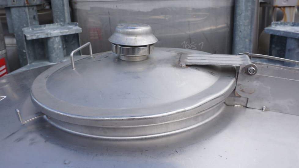 Rundcontainer 1.000 Liter aus V2A einwandig