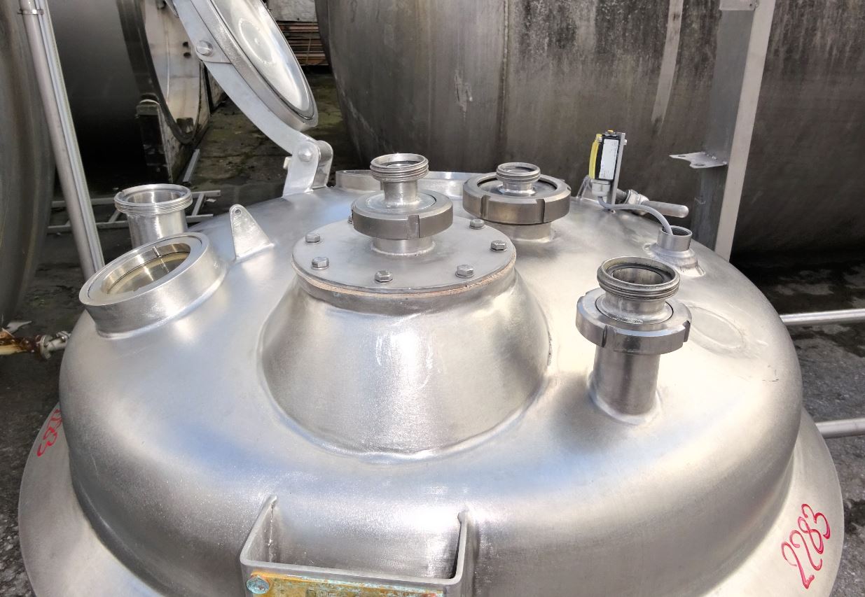 Behälter 457 Liter aus V4A isoliert, gebraucht