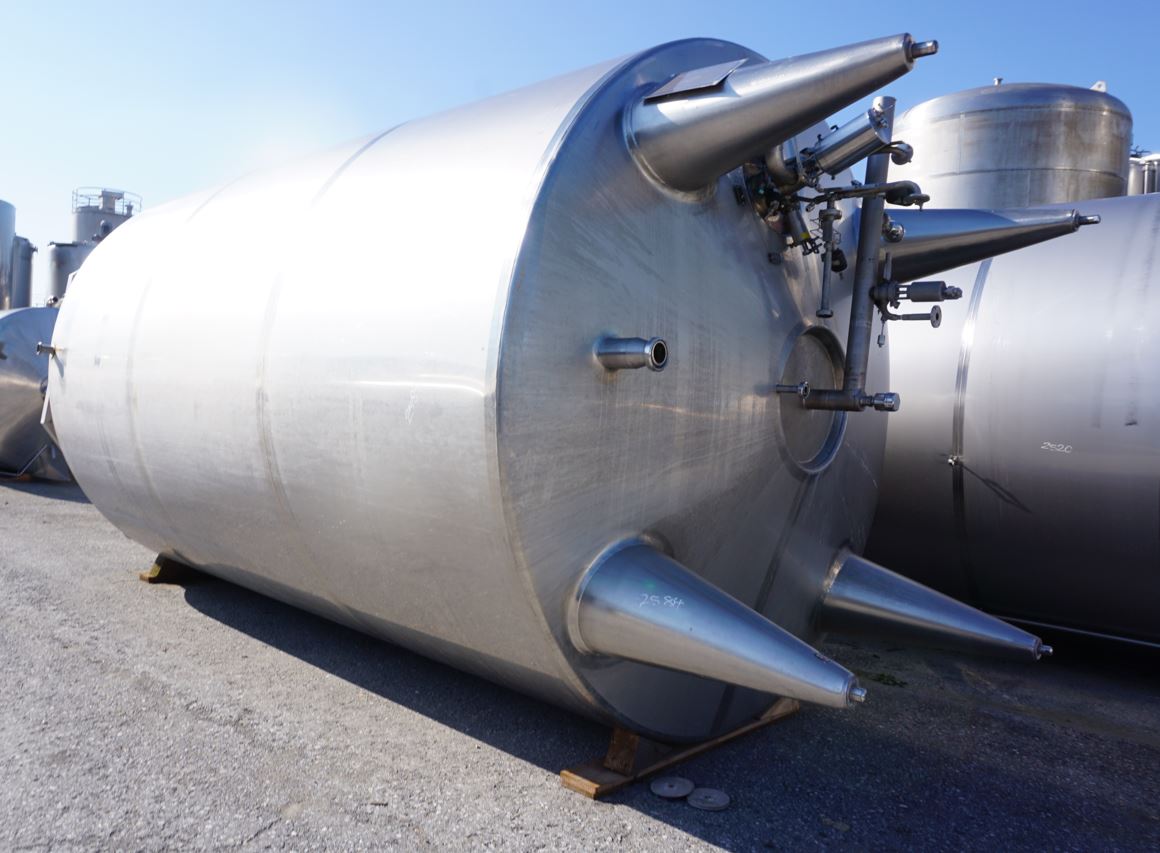 Druckbehälter 30.395 Liter aus V2A temperierbar