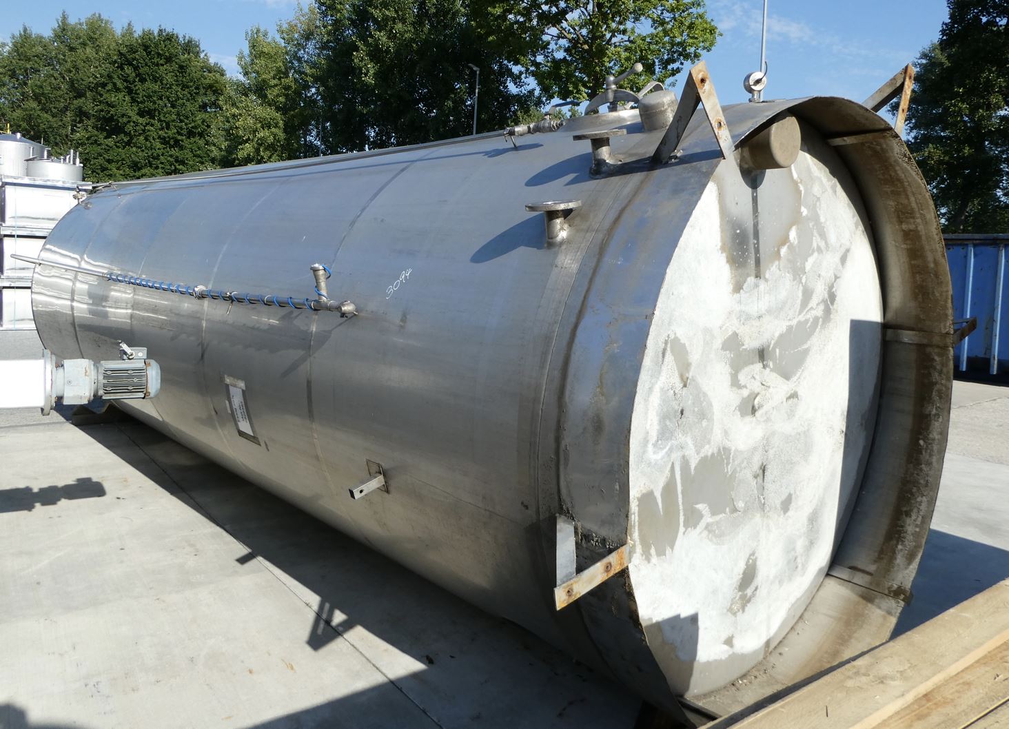 Behälter 30.000 Liter aus V2A einwandig