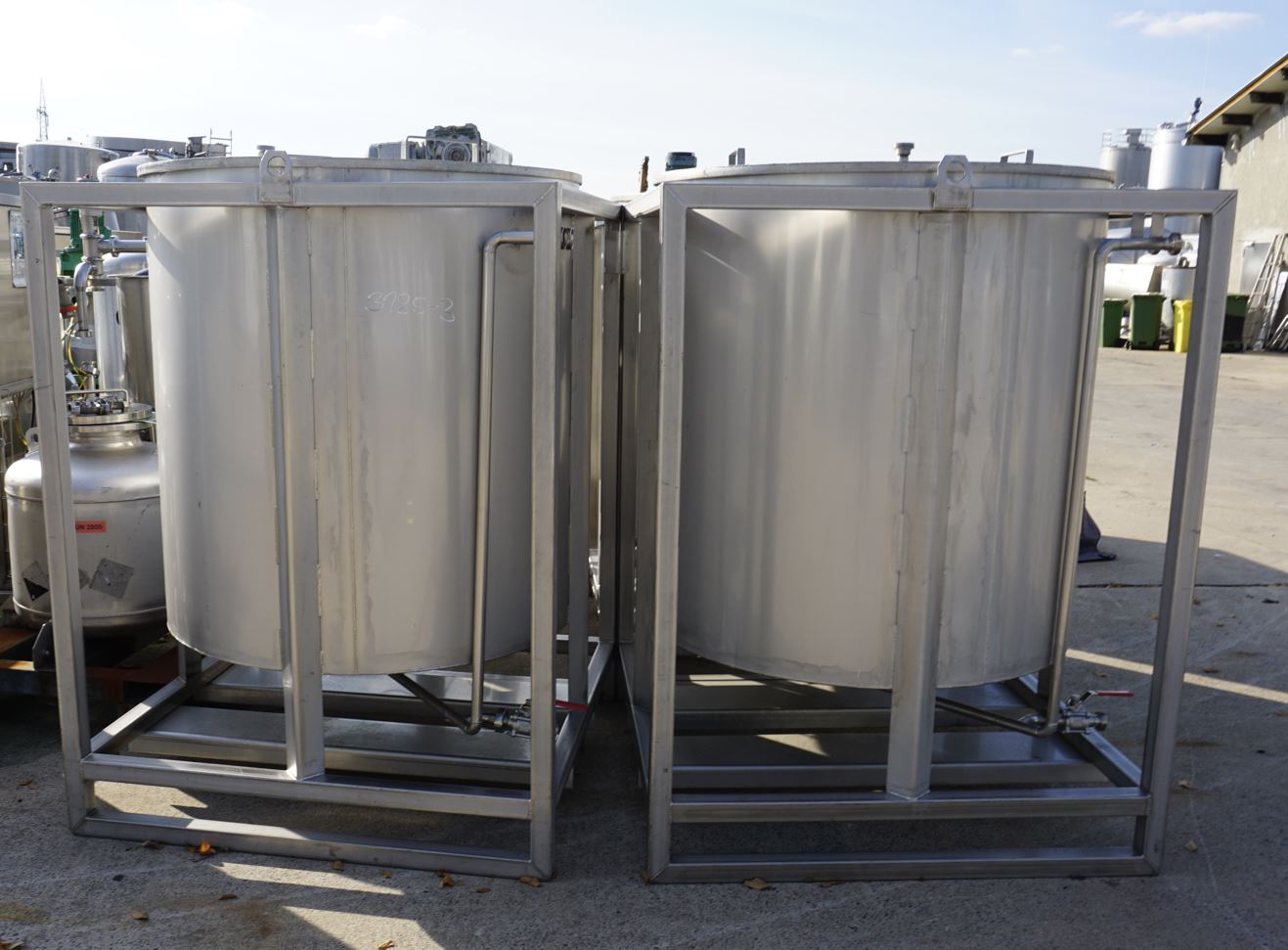 Behälter 1.000 Liter aus V2A, einwandig