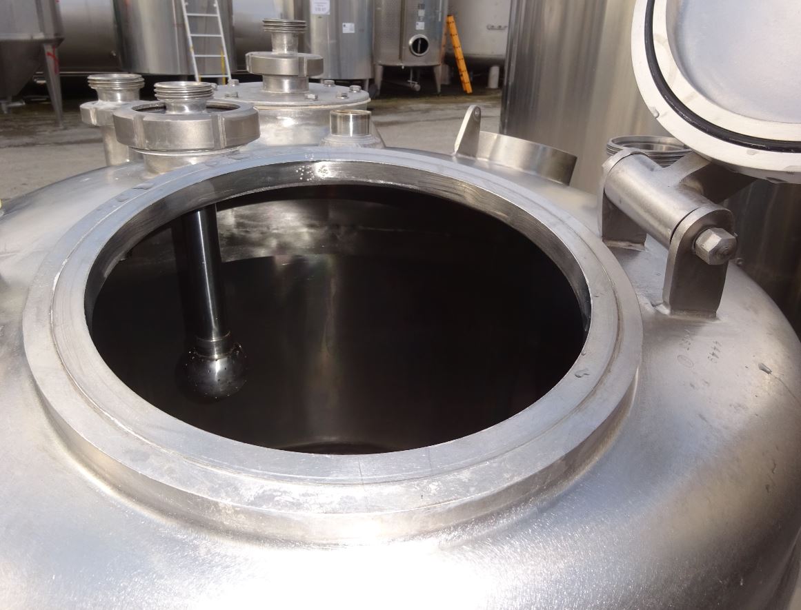 Behälter 457 Liter aus V4A isoliert, gebraucht
