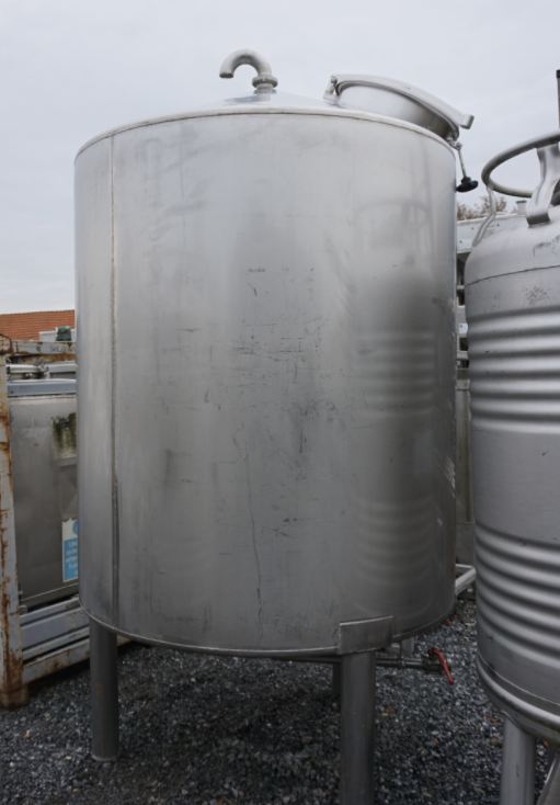 Behälter 2.000 Liter aus V2A einwandig, gebraucht