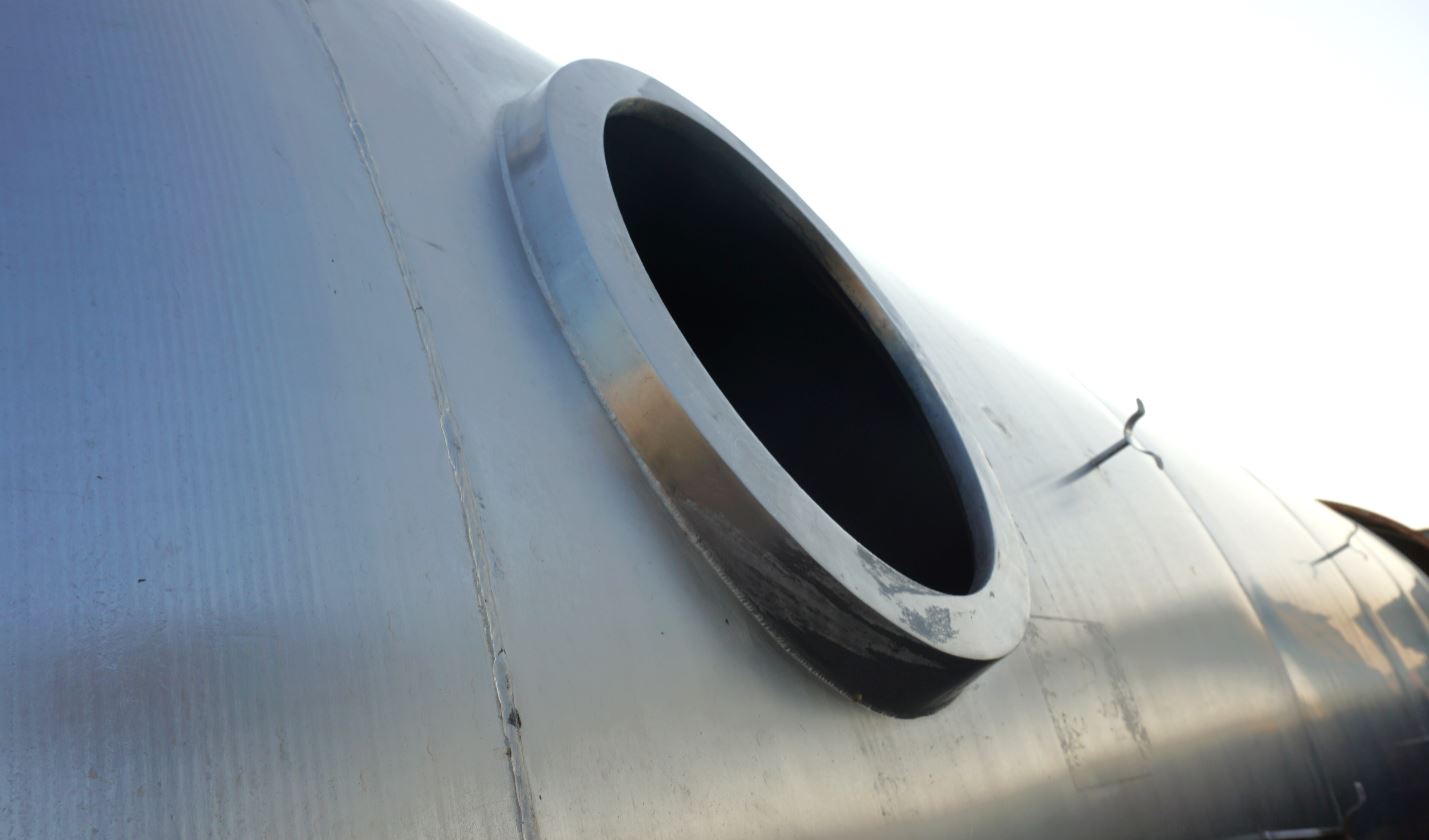 Behälter 38.000 Liter aus V2A, einwandig