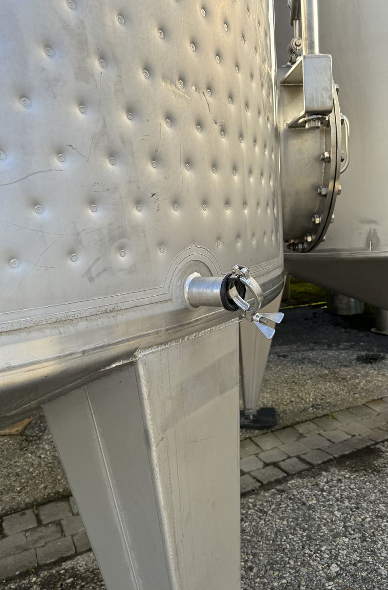 Behälter 10.000 Liter aus V4A, temperierbar, gebraucht