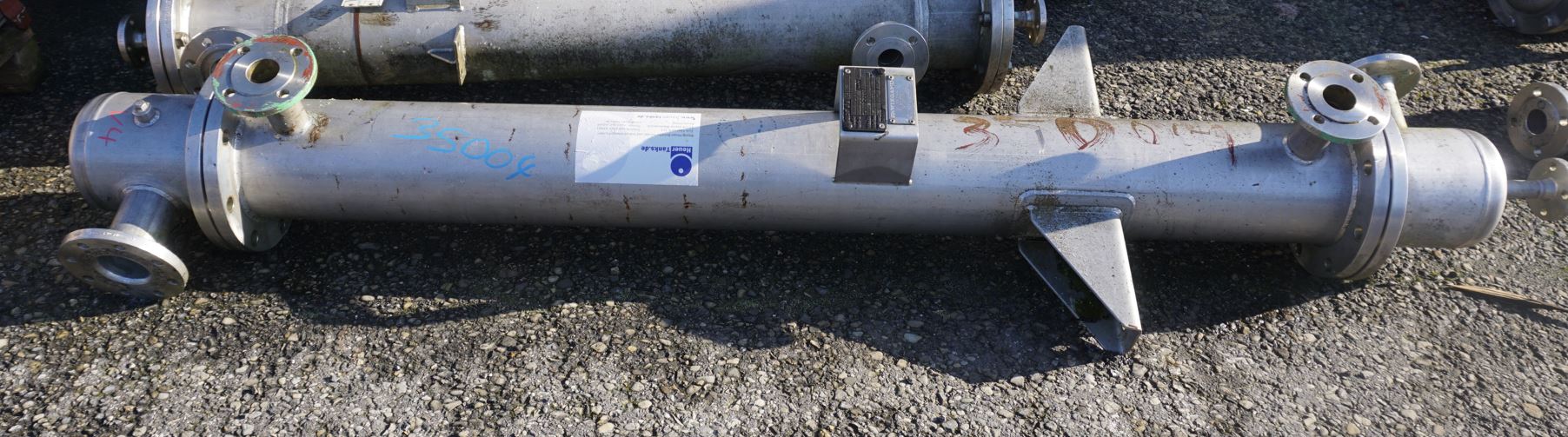 Rohrbündelwärmetauscher / Kondensator aus V4A