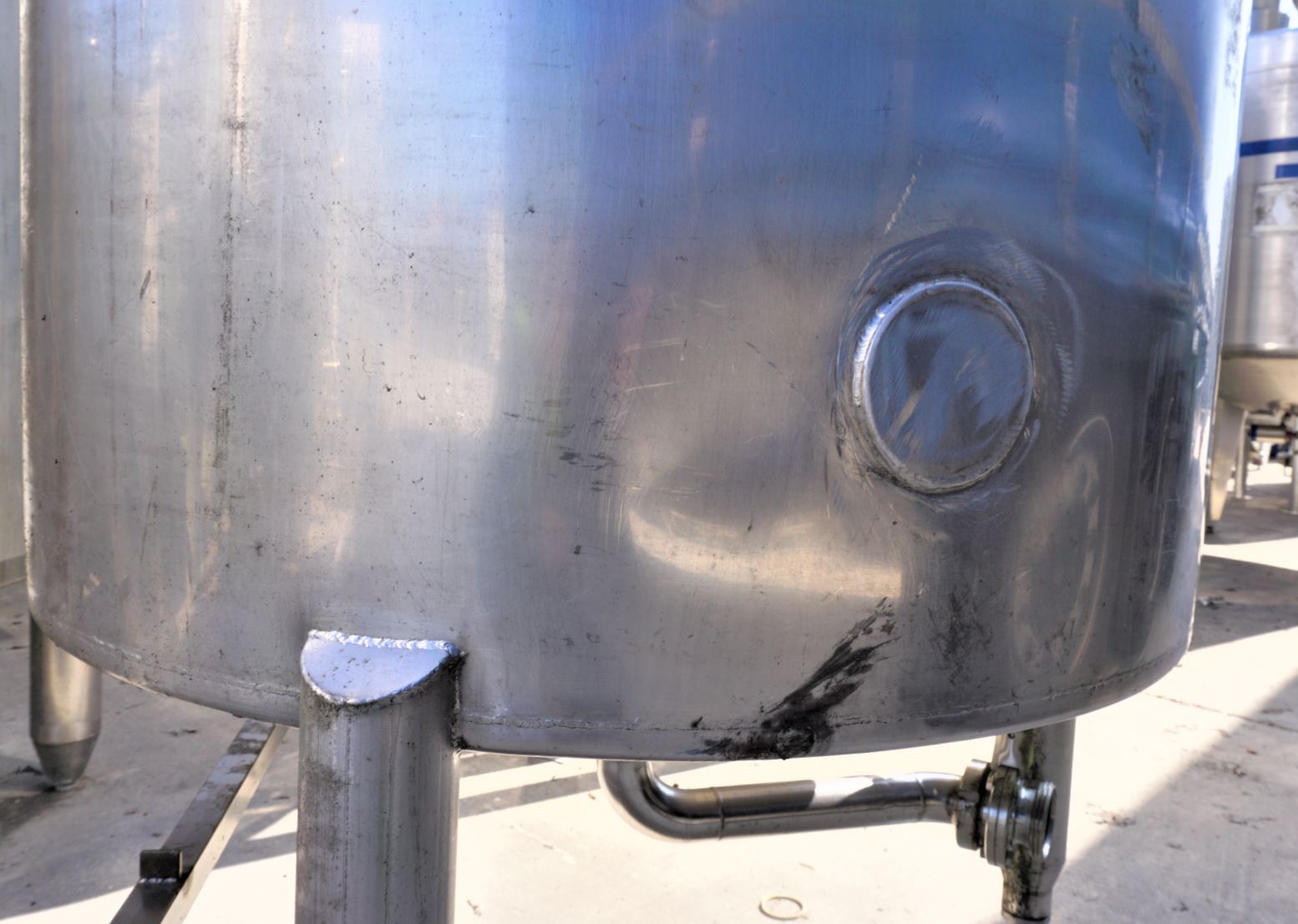Behälter 900 Liter aus V2A einwandig, gebraucht