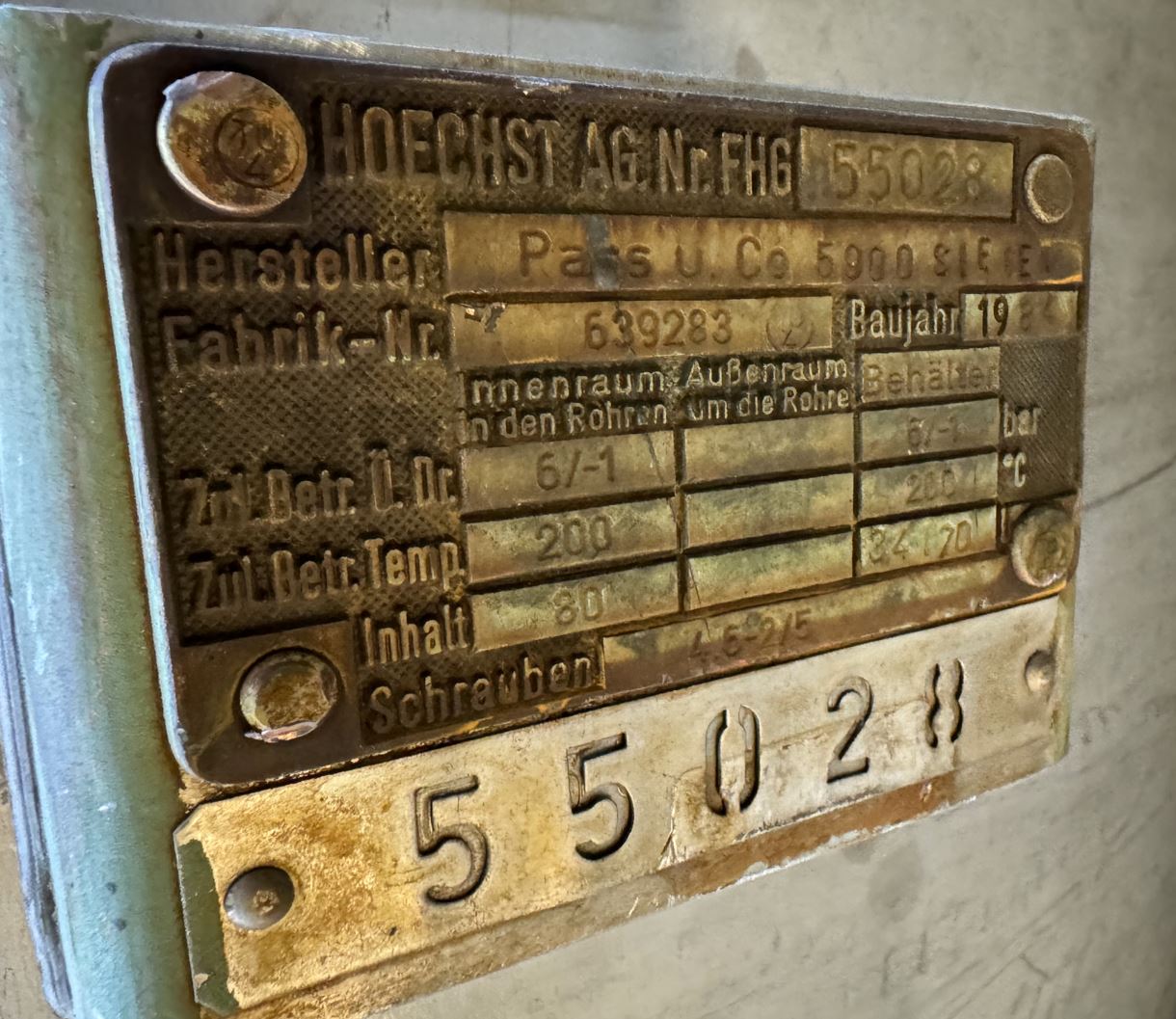 Druckbehälter 32.000 Liter aus V4A, temperierbar
