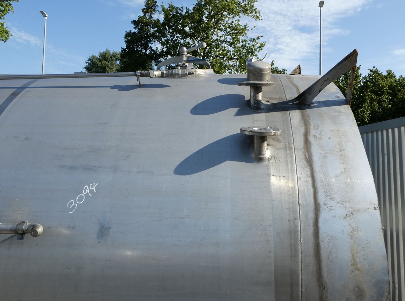 Behälter 30.000 Liter aus V2A einwandig