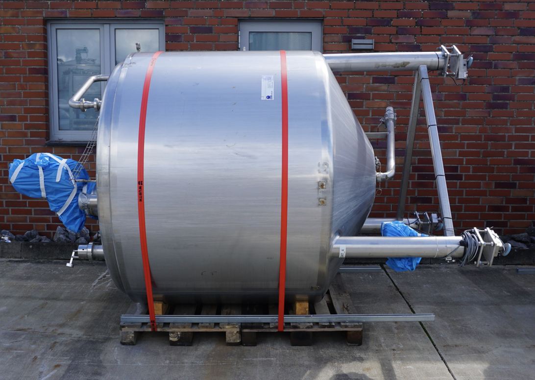 Behälter 3.000 Liter aus V2A, isoliert