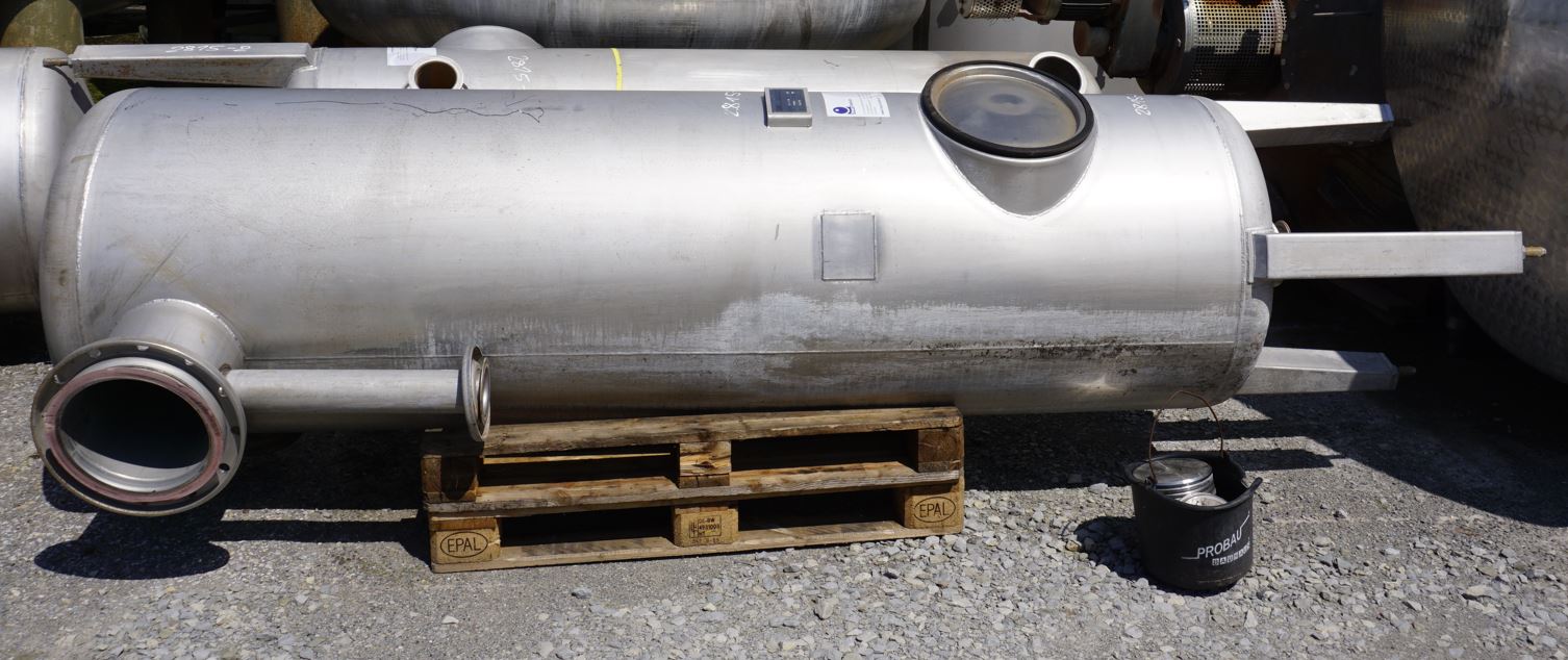 Druckbehälter 1.500 Liter aus V2A einwandig