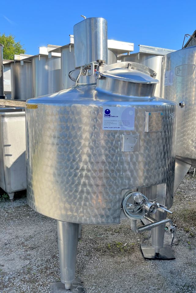 Behälter 600 Liter aus V2A isoliert, gebraucht