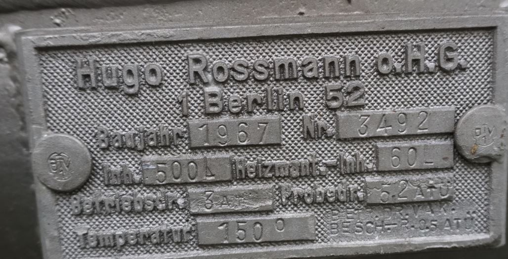 Behälter 500 Liter aus V2A temperierbar, gebraucht