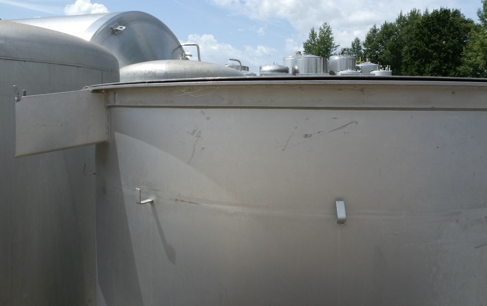 Behälter 1.000 Liter aus V2A, einwandig, gebraucht