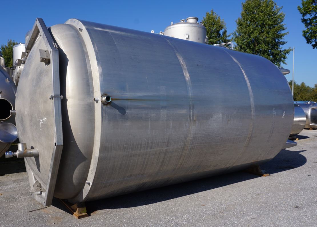 Druckbehälter 30.395 Liter aus V2A temperierbar