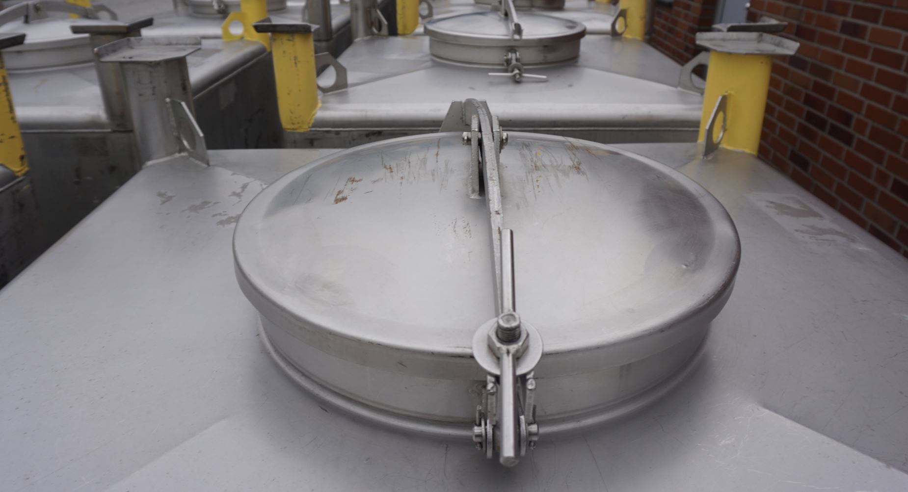Schüttgutcontainer 800 Liter aus V2A einwandig